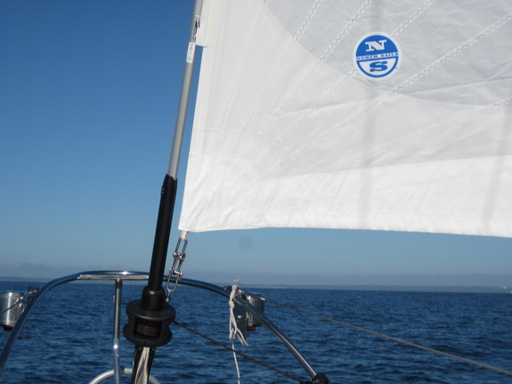 Trying out our new North Sails